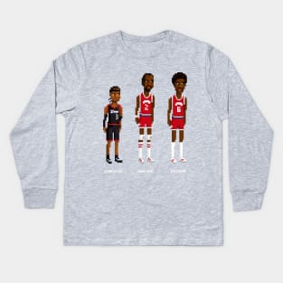 Retro 76ers Kids Long Sleeve T-Shirt